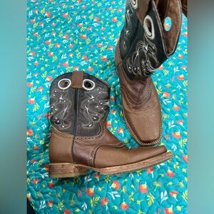 Western leather boots made in Mexico